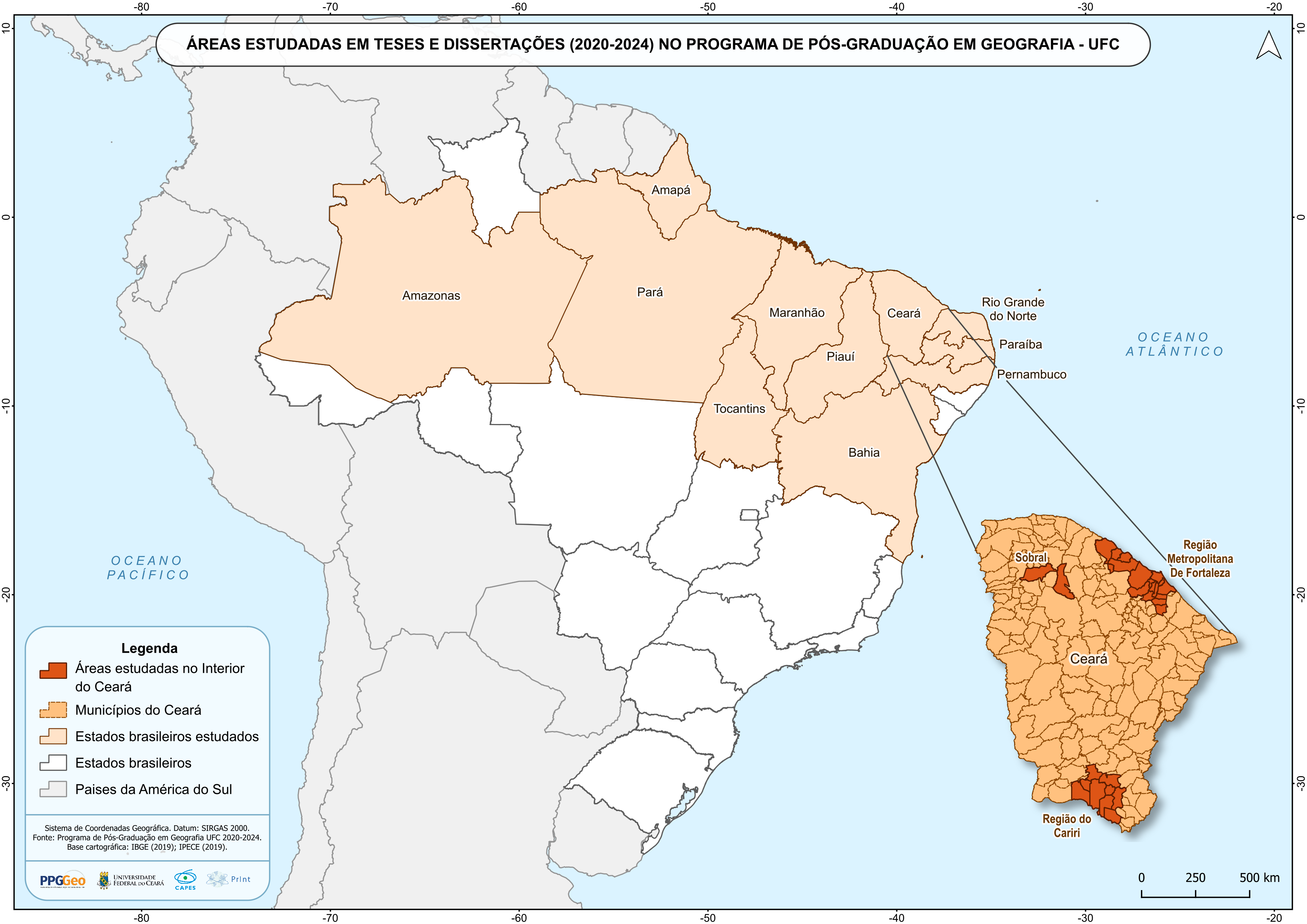 areas estudadas ceara