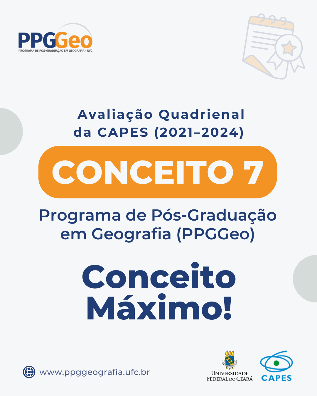PROGRAMA DE PS GRADUAO EM GEOGRAFIA NOTA
